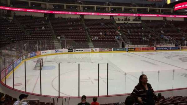 Giant Center, section: 105, row: L, seat: 17