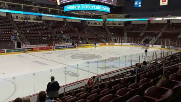 Giant Center, section: 105, row: L, seat: 9