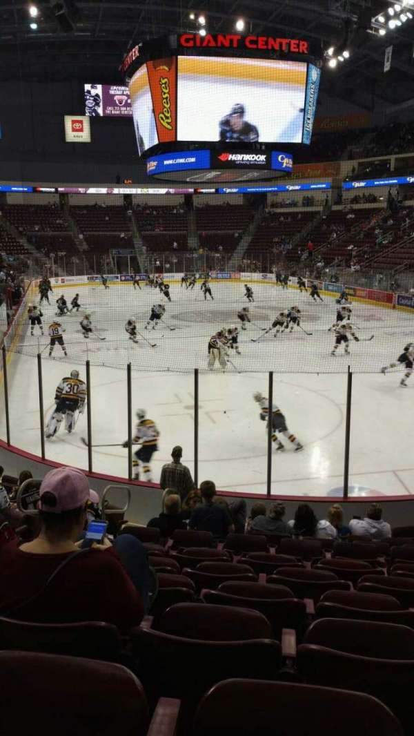 Giant Center, section: 125, row: L, seat: 6