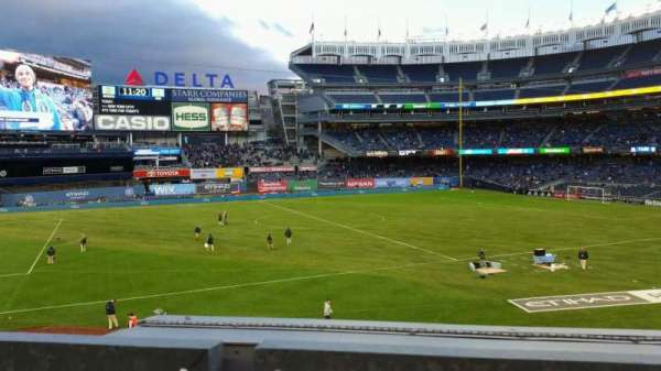 Yankee Stadium, section: 227B, row: 1, seat: 11