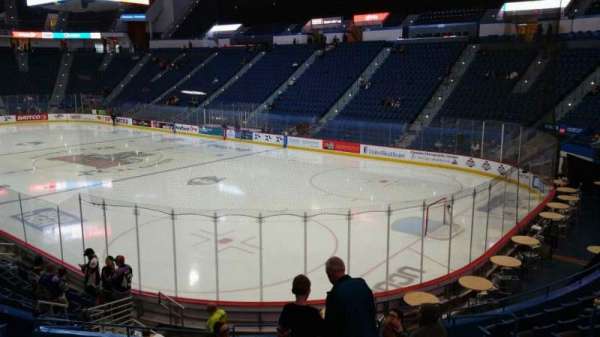 PeoplesBank Arena, section: 124, row: S, seat: 7