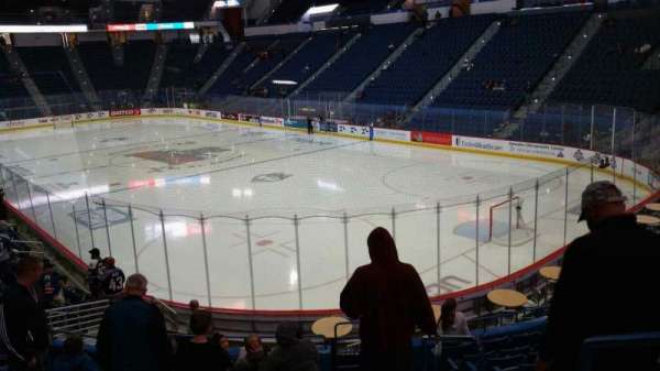 PeoplesBank Arena, section: 124, row: S, seat: 1