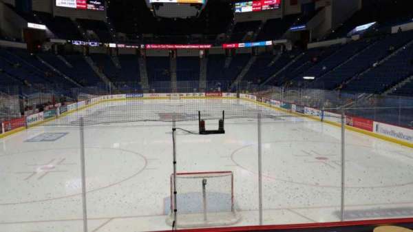 PeoplesBank Arena, section: 122, row: K, seat: 1