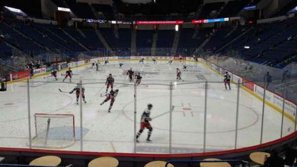 PeoplesBank Arena, section: 121, row: L, seat: 1