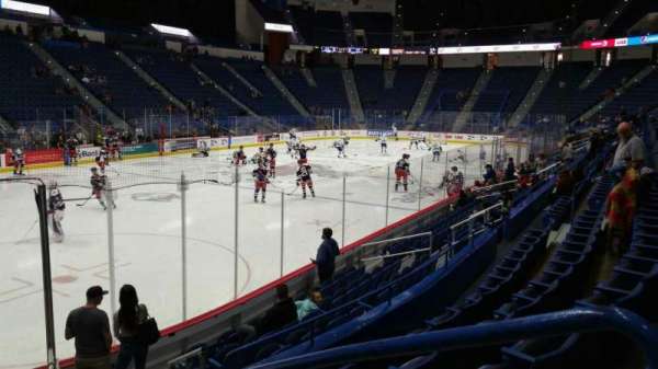 PeoplesBank Arena, section: 119, row: L, seat: 1