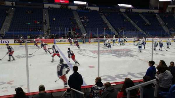 PeoplesBank Arena, section: 117, row: H, seat: 1
