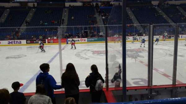 PeoplesBank Arena, section: 116, row: G, seat: 9