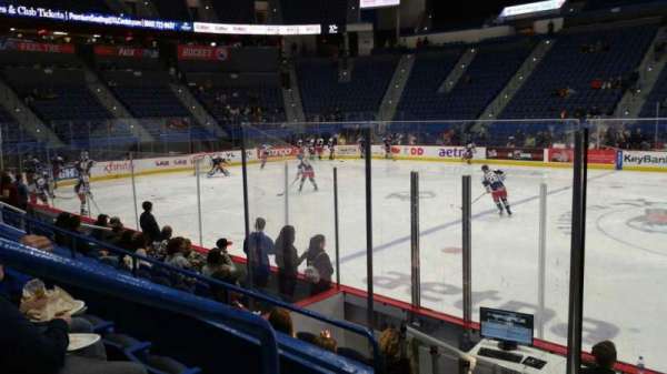 PeoplesBank Arena, section: 115, row: J, seat: 15