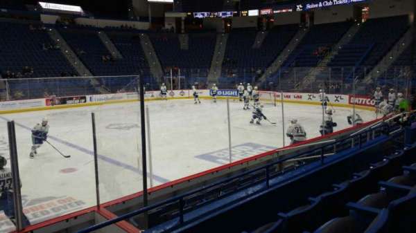 PeoplesBank Arena, section: 115, row: J, seat: 15