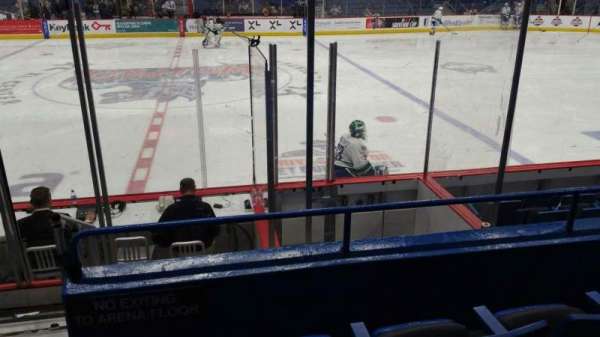 PeoplesBank Arena, section: 115, row: J, seat: 15