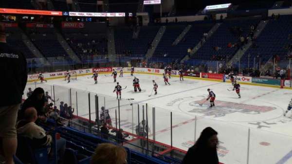 PeoplesBank Arena, section: 114, row: R, seat: 10