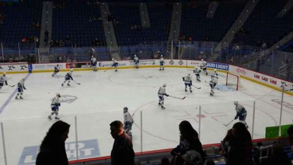 PeoplesBank Arena, section: 114, row: R, seat: 10