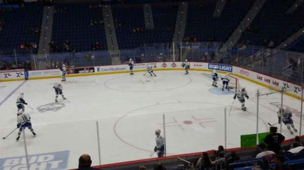 PeoplesBank Arena, section: 114, row: R, seat: 5