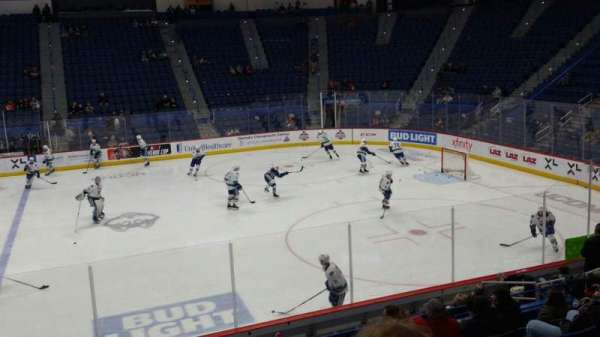 PeoplesBank Arena, section: 114, row: R, seat: 15