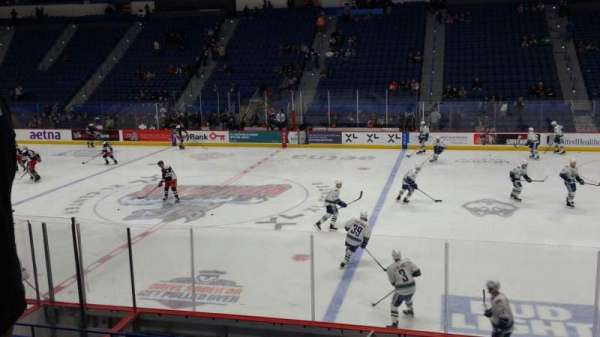PeoplesBank Arena, section: 114, row: R, seat: 15