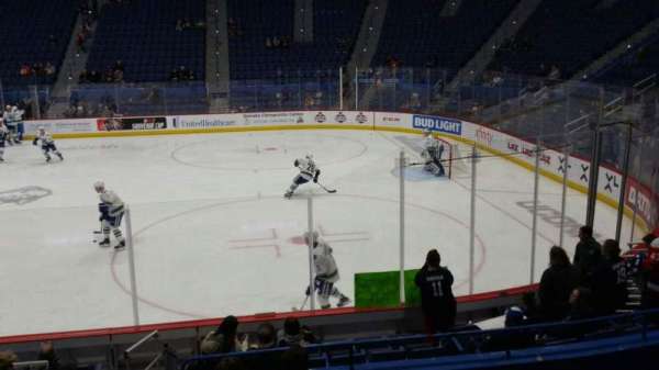 PeoplesBank Arena, section: 113, row: M, seat: 17