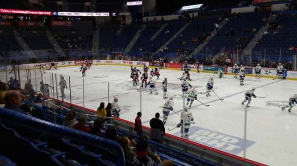 PeoplesBank Arena, section: 113, row: M, seat: 17