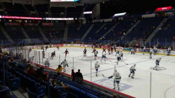 PeoplesBank Arena, section: 113, row: M, seat: 11