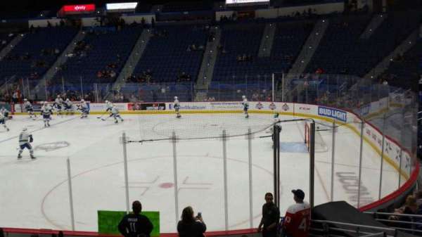 PeoplesBank Arena, section: 113, row: M, seat: 6