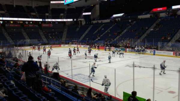PeoplesBank Arena, section: 113, row: M, seat: 1