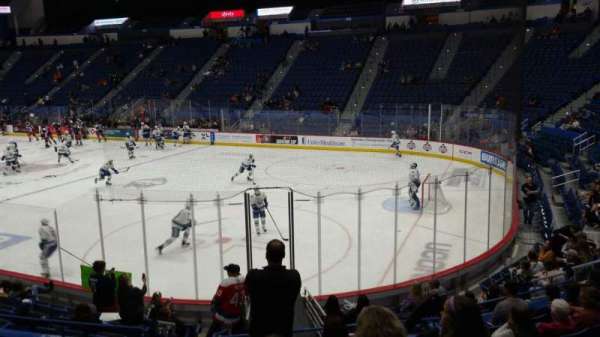 PeoplesBank Arena, section: 112, row: P, seat: 16