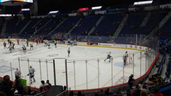 PeoplesBank Arena, section: 112, row: P, seat: 10