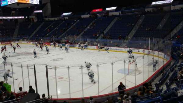 PeoplesBank Arena, section: 112, row: P, seat: 5
