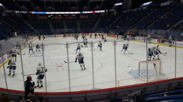 PeoplesBank Arena, section: 111, row: K, seat: 1