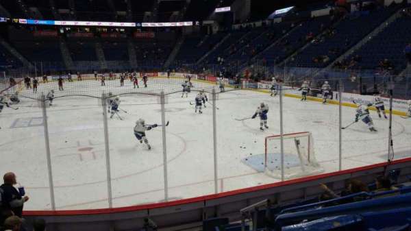PeoplesBank Arena, section: 111, row: K, seat: 1