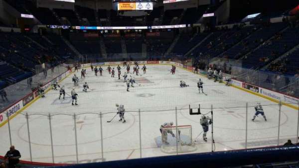 PeoplesBank Arena, section: 110, row: R, seat: 7