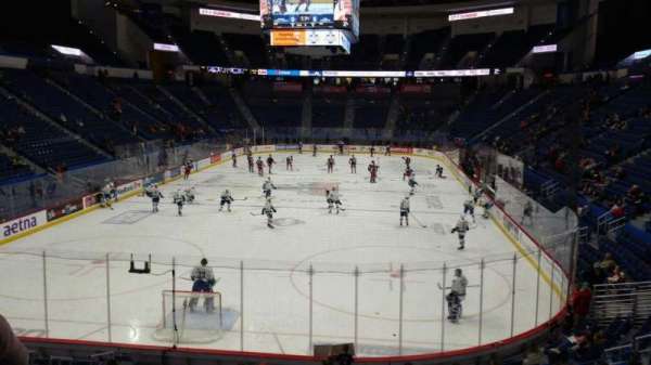 PeoplesBank Arena, section: 109, row: T, seat: 1