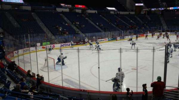 PeoplesBank Arena, section: 107, row: L, seat: 14