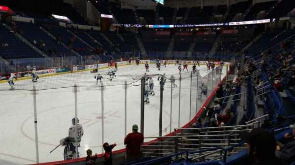 PeoplesBank Arena, section: 107, row: L, seat: 14