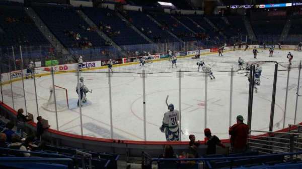 PeoplesBank Arena, section: 107, row: L, seat: 14