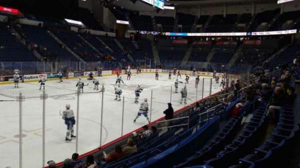 PeoplesBank Arena, section: 107, row: L, seat: 1