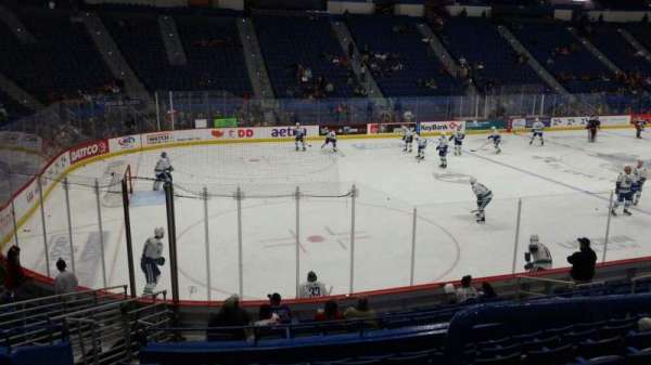 PeoplesBank Arena, section: 106, row: P, seat: 12