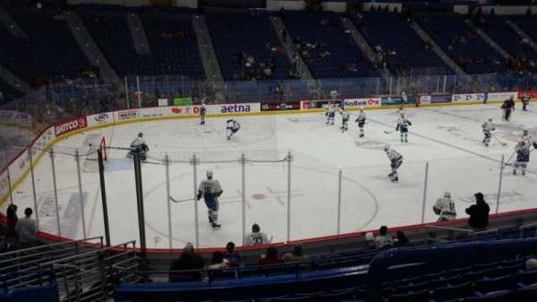 PeoplesBank Arena, section: 106, row: P, seat: 12