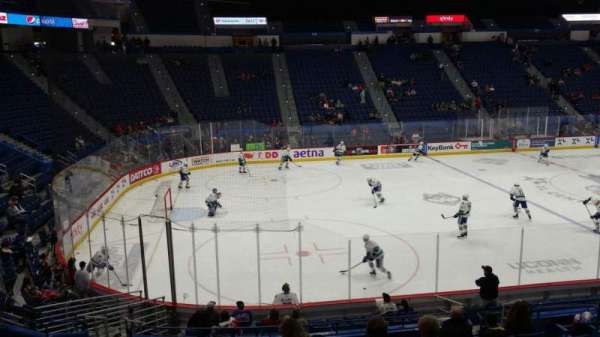 PeoplesBank Arena, section: 106, row: T, seat: 10