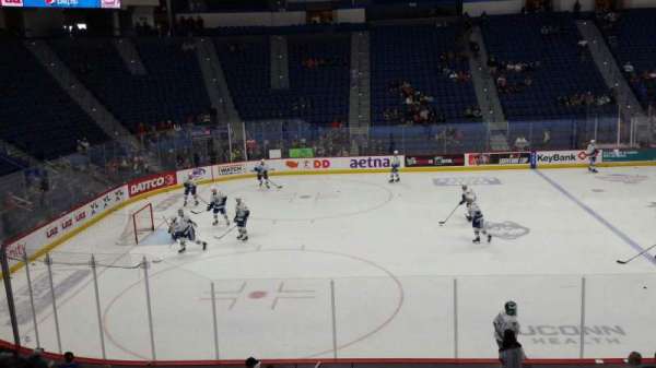 PeoplesBank Arena, section: 105, row: T, seat: 15