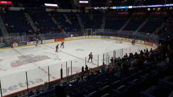 PeoplesBank Arena, section: 104, row: U, seat: 15