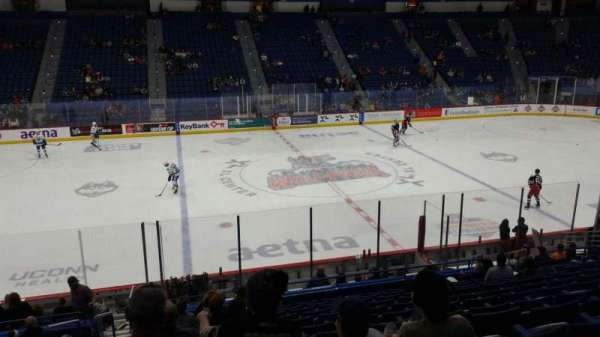 PeoplesBank Arena, section: 104, row: U, seat: 15