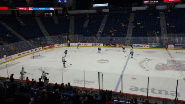 PeoplesBank Arena, section: 104, row: U, seat: 9