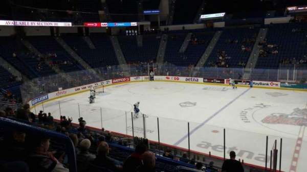 PeoplesBank Arena, section: 103, row: U, seat: 15