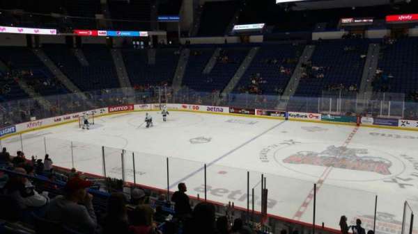 PeoplesBank Arena, section: 103, row: U, seat: 9