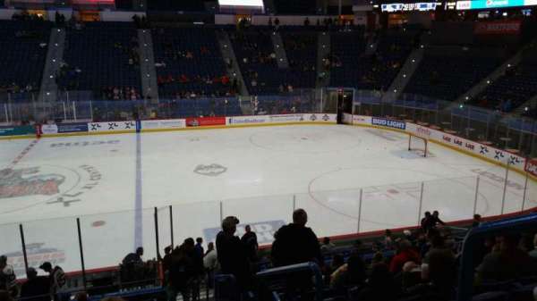 PeoplesBank Arena, section: 103, row: U, seat: 1