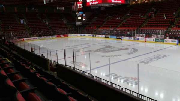 Visions Veterans Memorial Arena, section: 13, row: D, seat: 1