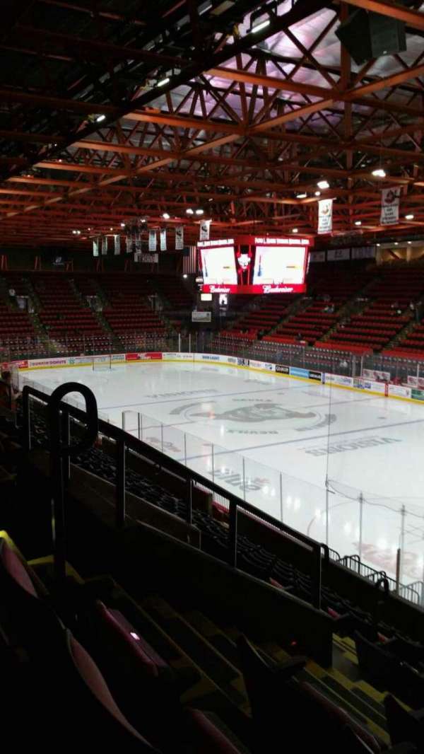 Visions Veterans Memorial Arena, section: 11, row: J, seat: 4