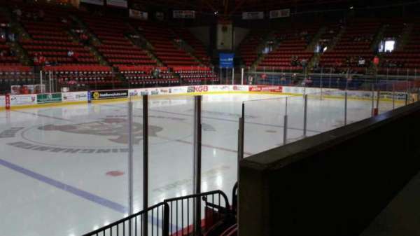 Visions Veterans Memorial Arena, section: 17, row: A, seat: 1