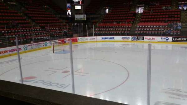 Visions Veterans Memorial Arena, section: 17, row: A, seat: 1