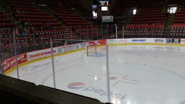 Visions Veterans Memorial Arena, section: 17, row: A, seat: 6